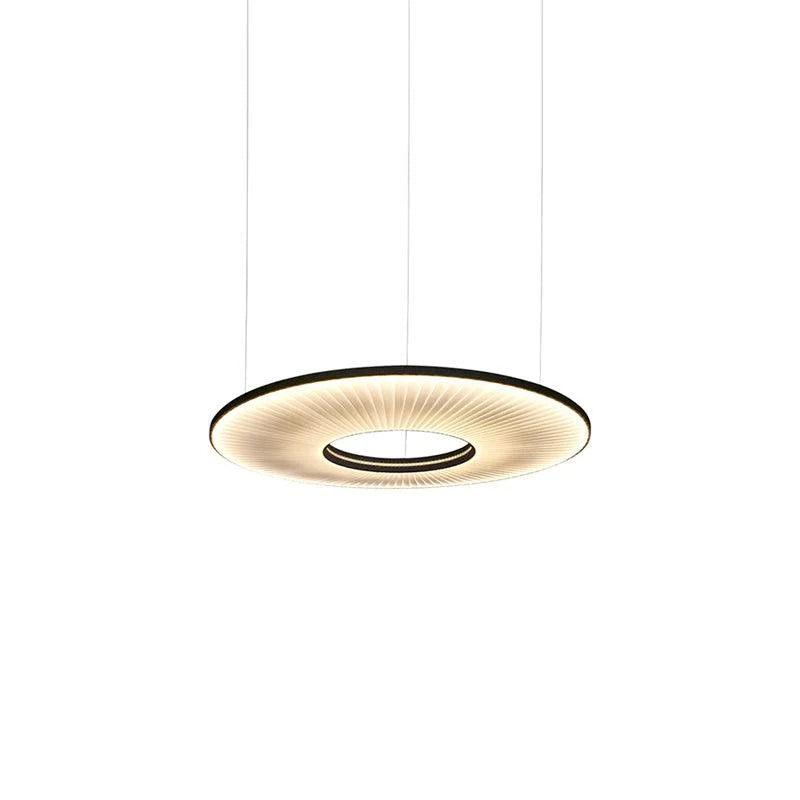 Pendant Lamp | Integrated LED & Fabric Shade | Damp-Rated