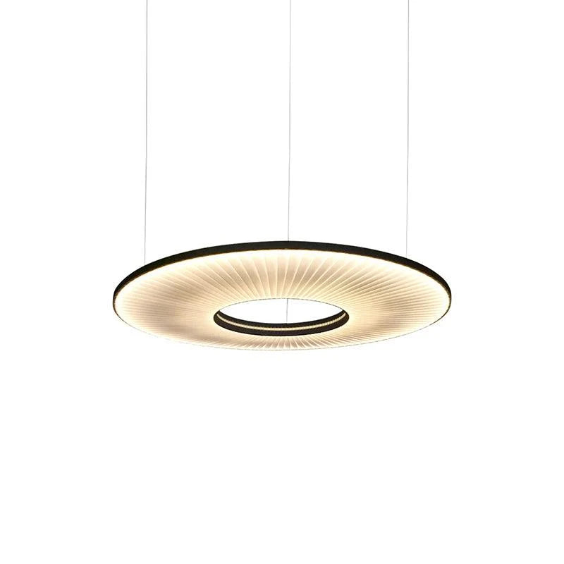 Pendant Lamp | Integrated LED & Fabric Shade | Damp-Rated