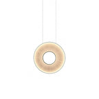 Pendant Lamp | Integrated LED & Fabric Shade | Damp-Rated