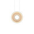 Pendant Lamp | Integrated LED & Fabric Shade | Damp-Rated