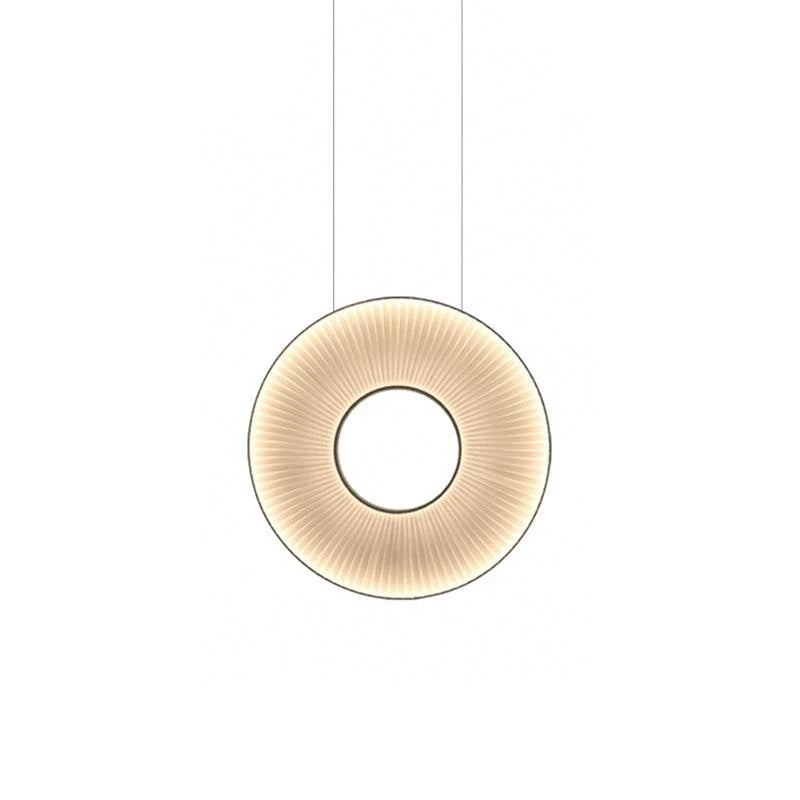 Pendant Lamp | Integrated LED & Fabric Shade | Damp-Rated