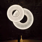 Pendant Lamp | Integrated LED & Fabric Shade | Damp-Rated