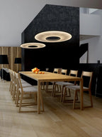 Pendant Lamp | Integrated LED & Fabric Shade | Damp-Rated