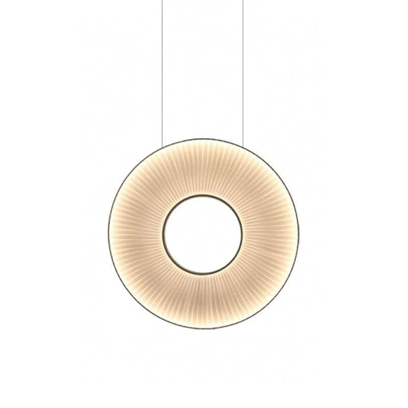 Pendant Lamp | Integrated LED & Fabric Shade | Damp-Rated