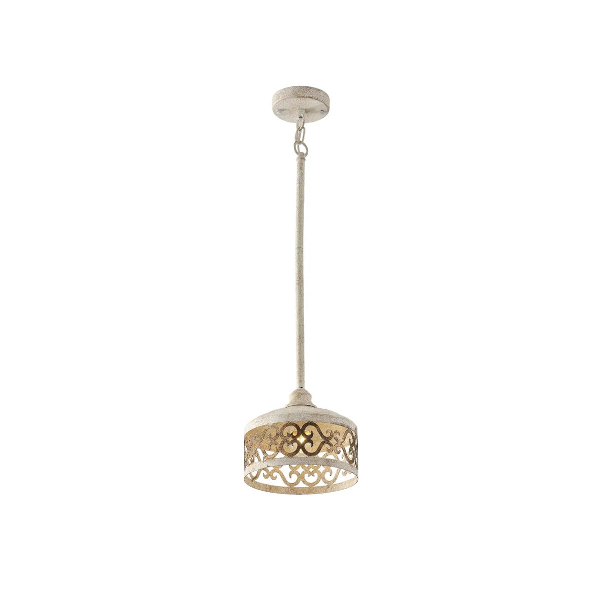 Pendant Lamp | Iron Body & Antique Finish | 22 cm Diameter