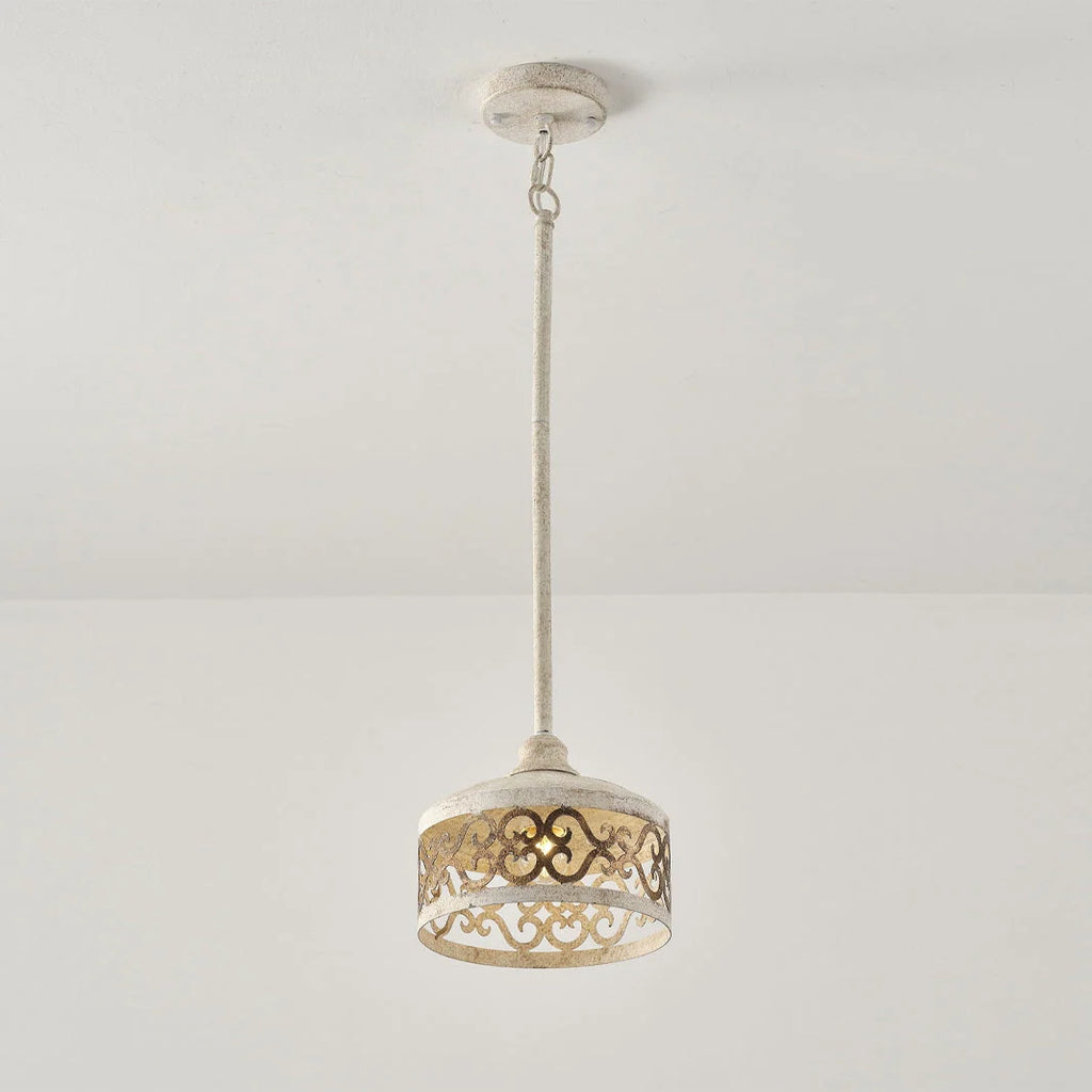 Pendant Lamp | Iron Body & Antique Finish | 22 cm Diameter