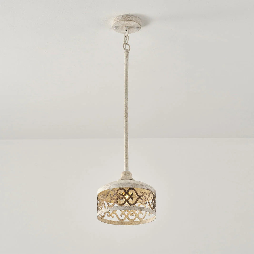 Pendant Lamp | Iron Body & Antique Finish | 22 cm Diameter