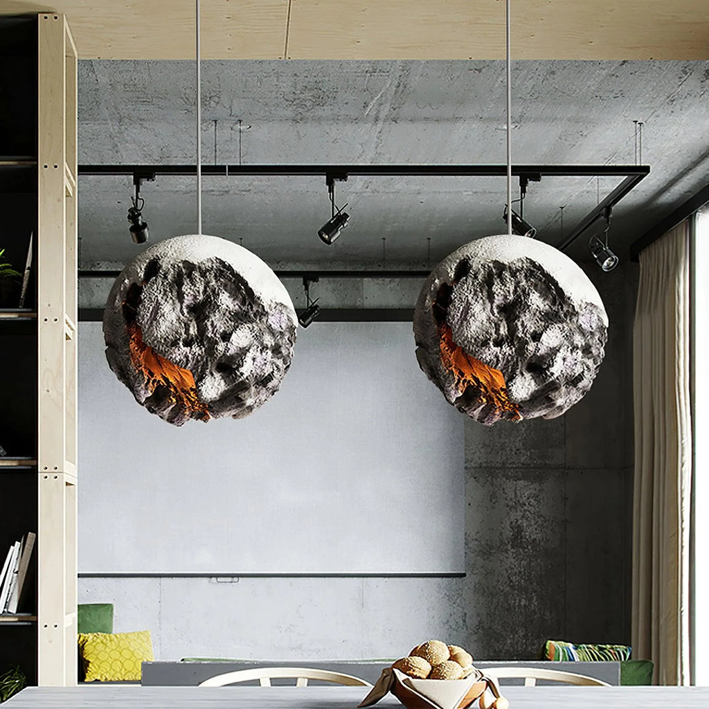 Pendant Lamp | Irregular Planet Sculptural Design | Ø30/40/60 cm