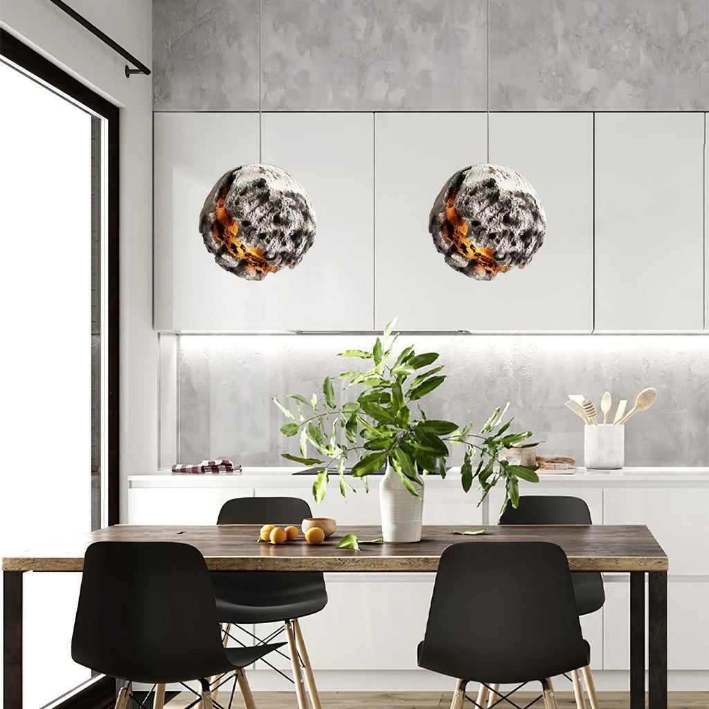 Pendant Lamp | Irregular Planet Sculptural Design | Ø30/40/60 cm