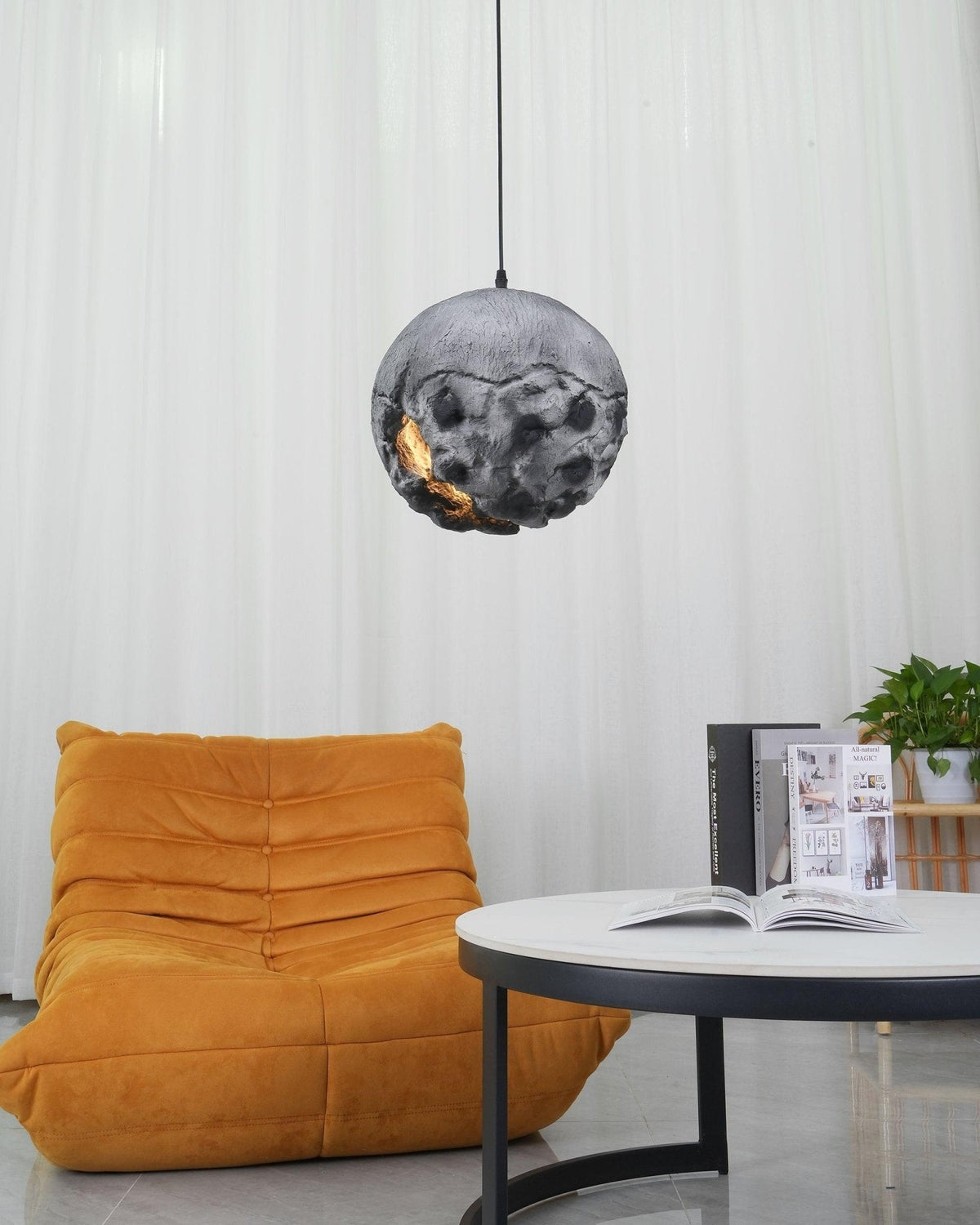 Pendant Lamp | Irregular Planet Sculptural Design | Ø30/40/60 cm