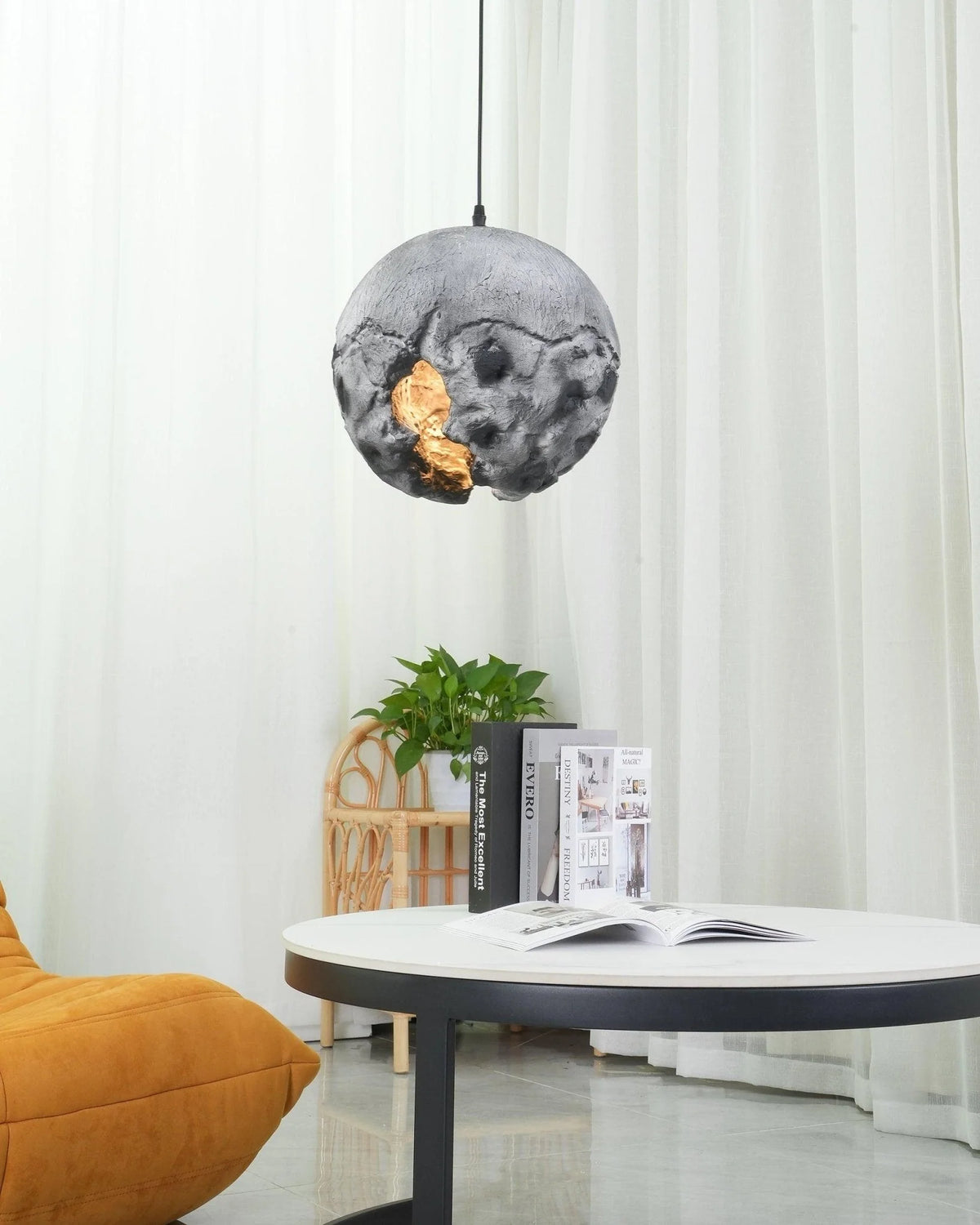 Pendant Lamp | Irregular Planet Sculptural Design | Ø30/40/60 cm