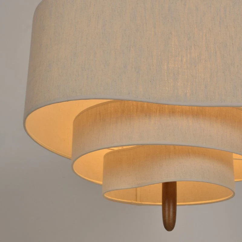 Pendant Lamp | Japandi Fabric Shade & Soft Ambient Light