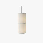 Pendant Lamp | Japanese-Inspired Fabric Shade & Metal Frame | Bulb Included
