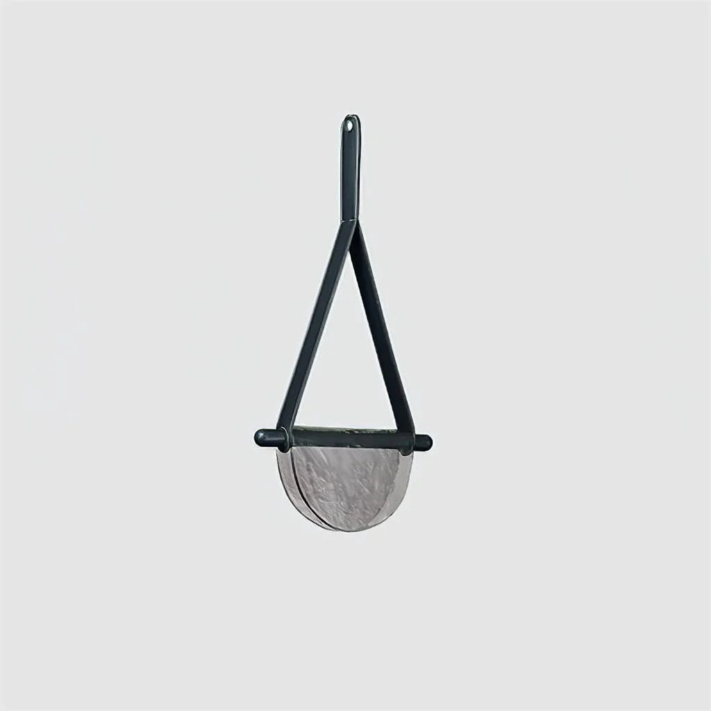 Pendant Lamp | Leather & Wood Body & Integrated LED