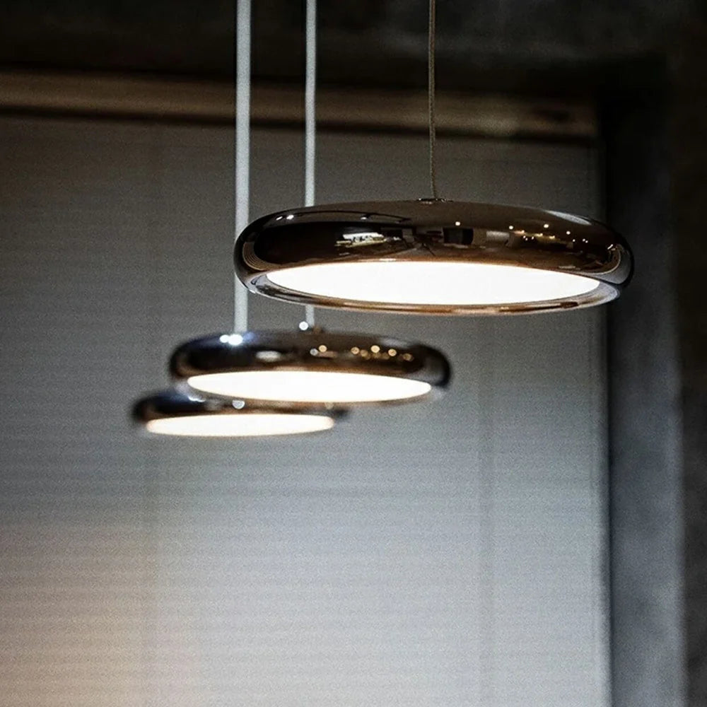 Pendant Lamp | Metal & Acrylic Multi-Head LED Built-In