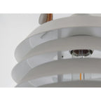 Pendant Lamp | Minimalist Lantern Metal Body & Wood Finish | ∅ 20.5 cm
