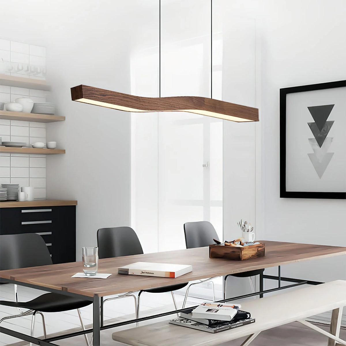 Pendant Lamp | Nordic Dimmable Linear LED