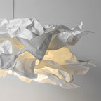Pendant Lamp | Origami Paper Shade & Metal Frame | 3 Sizes