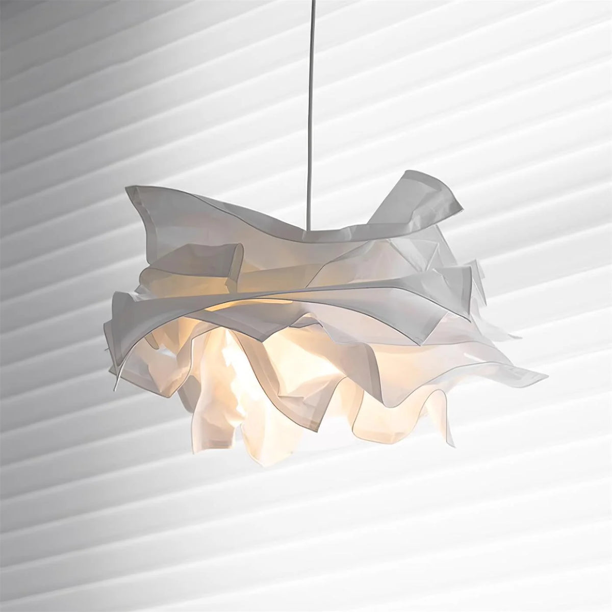 Pendant Lamp | Origami Paper Shade & Metal Frame | 3 Sizes