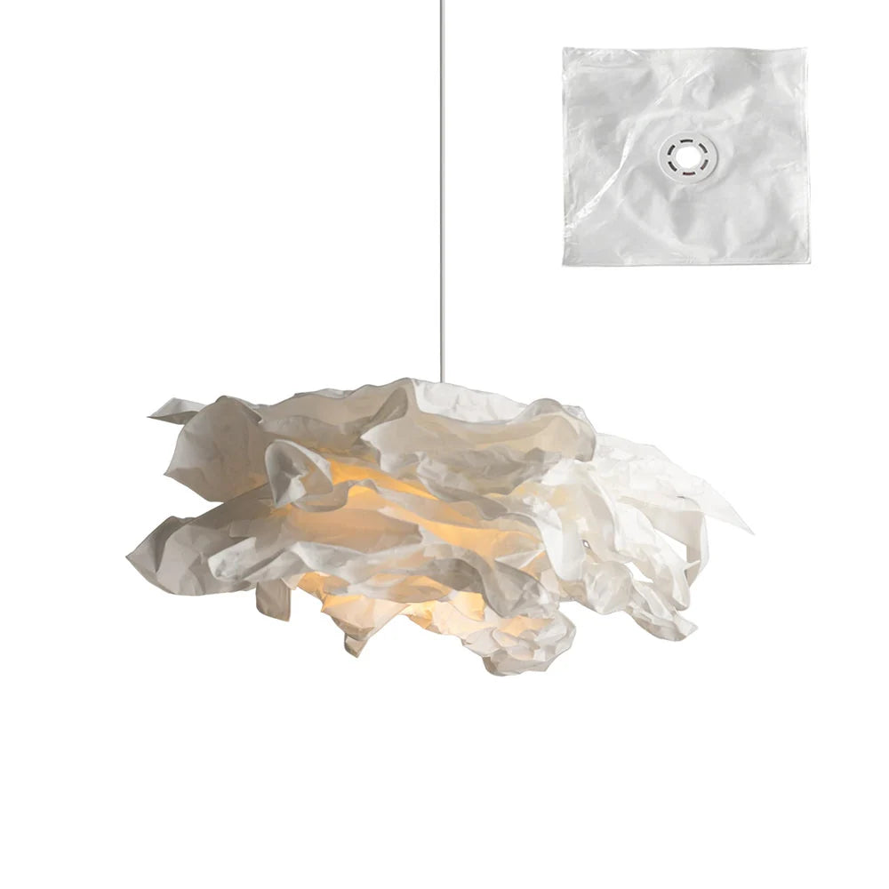 Pendant Lamp | Origami Paper Shade & Metal Frame | 3 Sizes