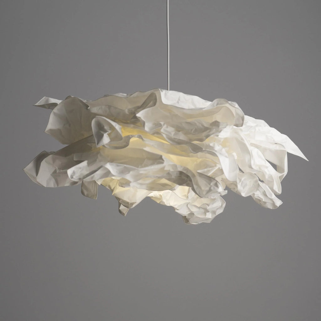 Pendant Lamp | Origami Paper Shade & Metal Frame | 3 Sizes