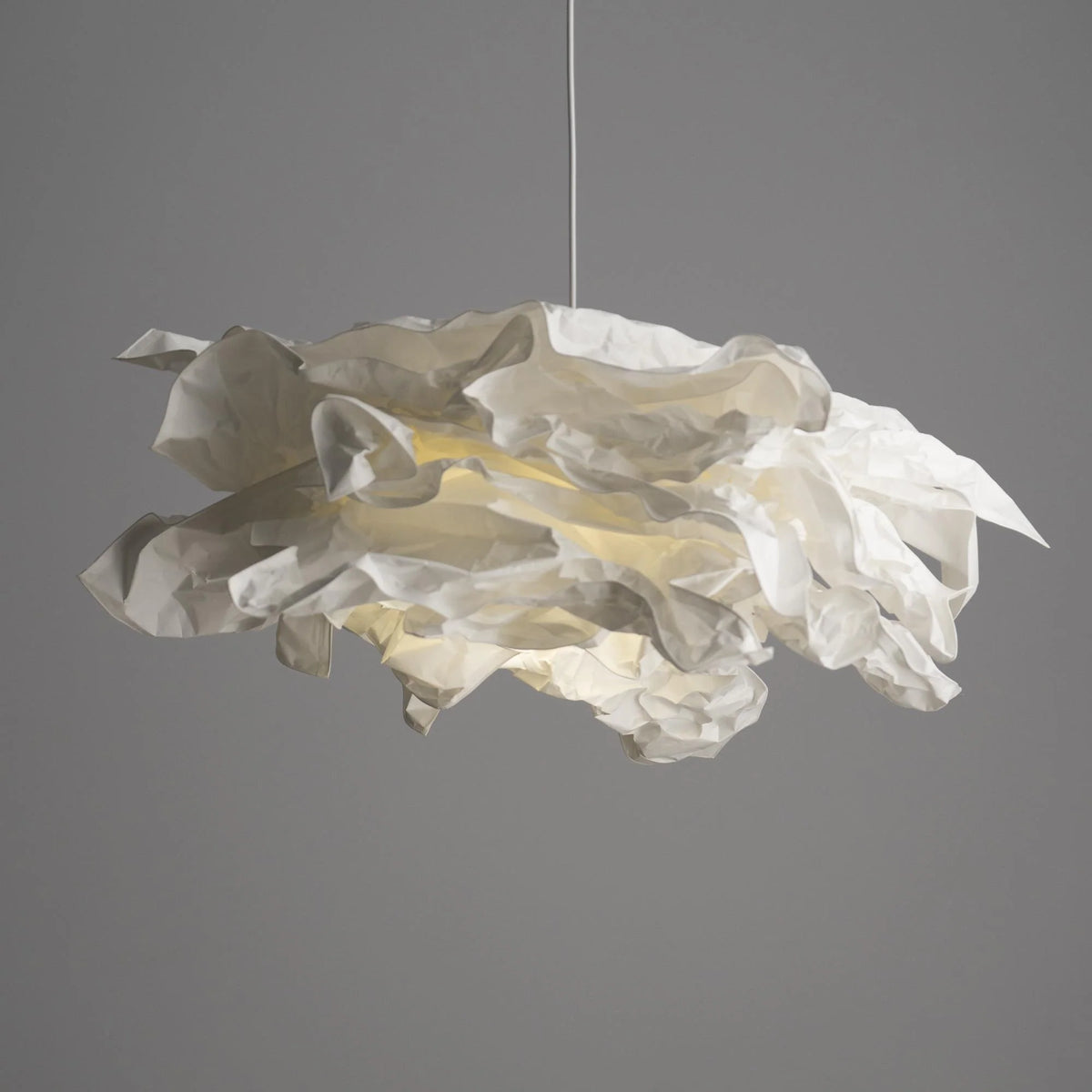 Pendant Lamp | Origami Paper Shade & Metal Frame | 3 Sizes