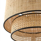 Pendant Lamp | Rattan & Metal Shade | 3000K LED Included