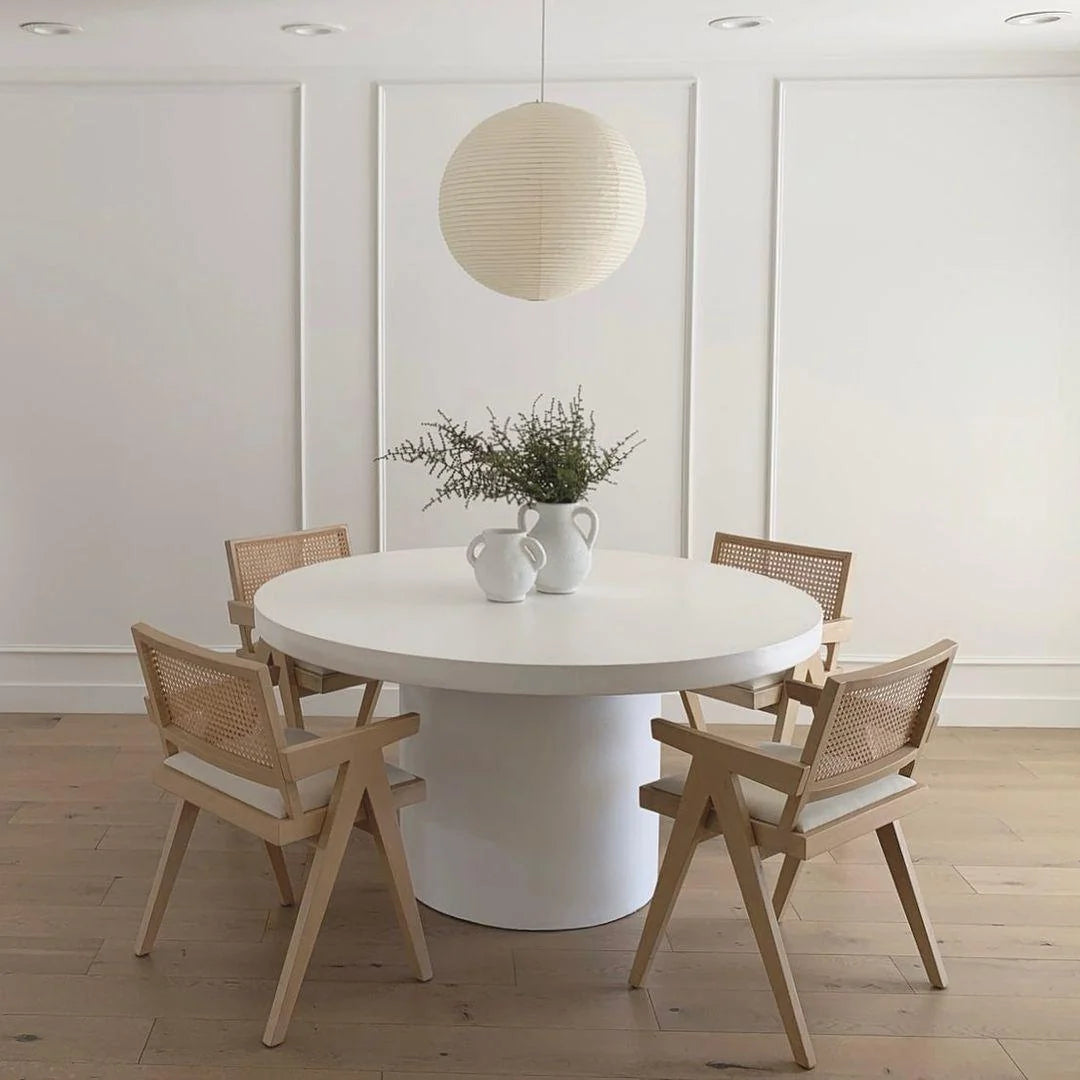 Pendant Lamp | Washi Paper Shade & Metal Fixture | Adjustable Cord