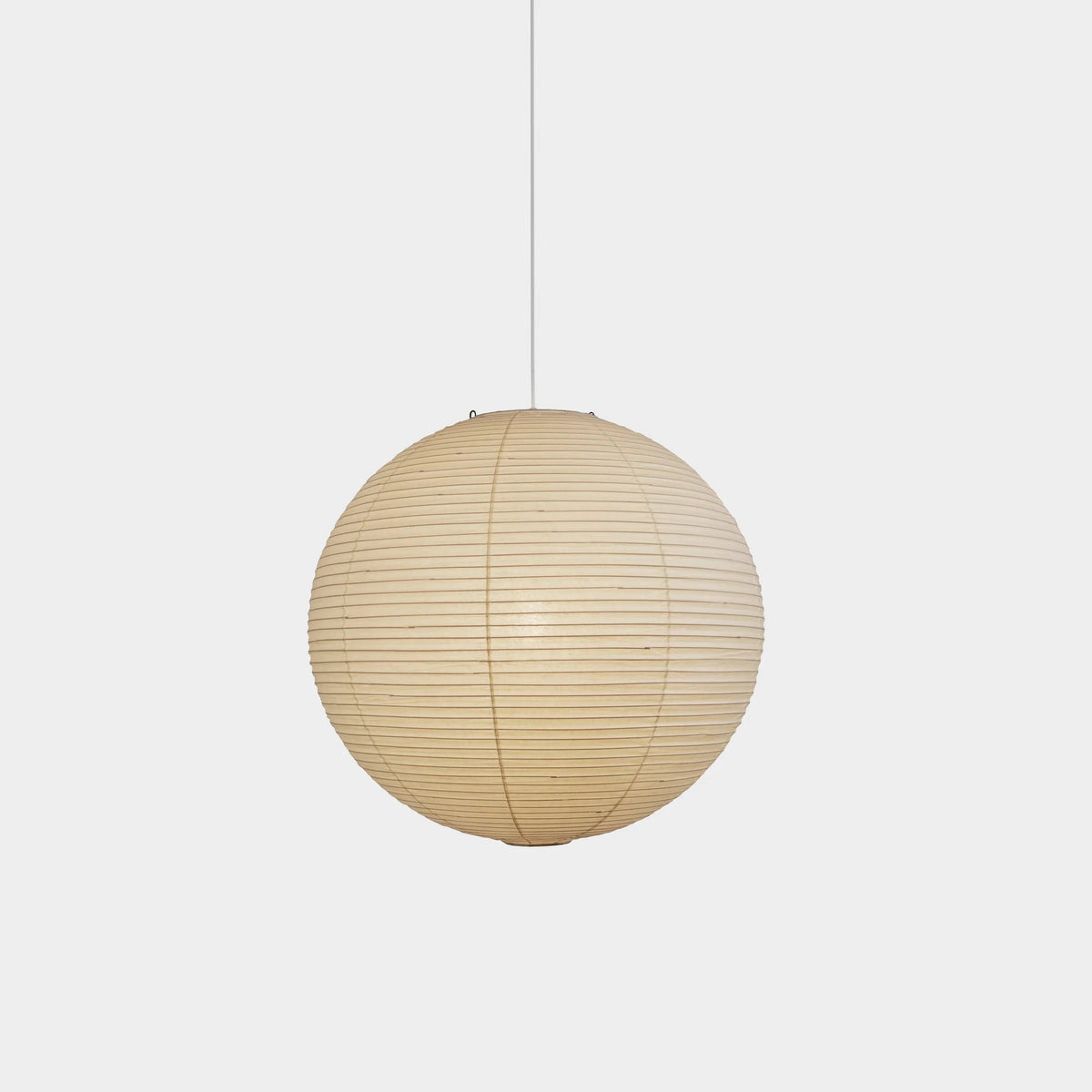 Pendant Lamp | Washi Paper Shade & Metal Fixture | Adjustable Cord