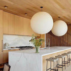 Pendant Lamp | Washi Paper Shade & Metal Fixture | Adjustable Cord