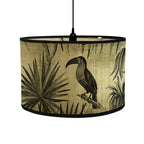 Pendant Lampshade | Tropical Printed Fabric & E27 Compatible | 30 cm