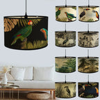 Pendant Lampshade | Tropical Printed Fabric & E27 Compatible | 30 cm