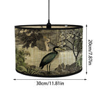 Pendant Lampshade | Tropical Printed Fabric & E27 Compatible | 30 cm