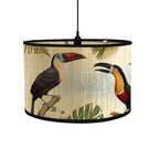 Pendant Lampshade | Tropical Printed Fabric & E27 Compatible | 30 cm