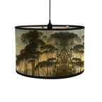Pendant Lampshade | Tropical Printed Fabric & E27 Compatible | 30 cm