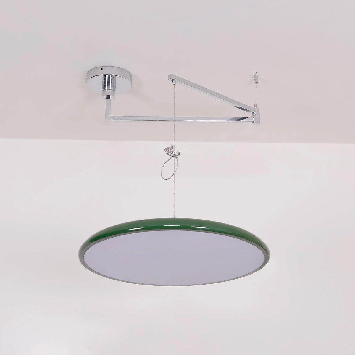 Pendant Light | Adjustable Arm, Round Shade & Integrated LED