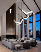 Pendant Light | Alabaster Shade, Brass Body & Integrated LED | 120/150 cm
