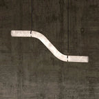 Pendant Light | Alabaster Shade, Brass Body & Integrated LED | 120/150 cm