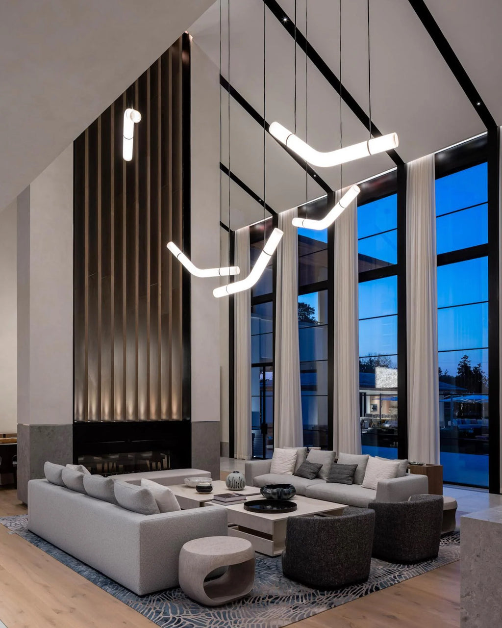 Pendant Light | Alabaster Shade & Brass Body & Integrated LED