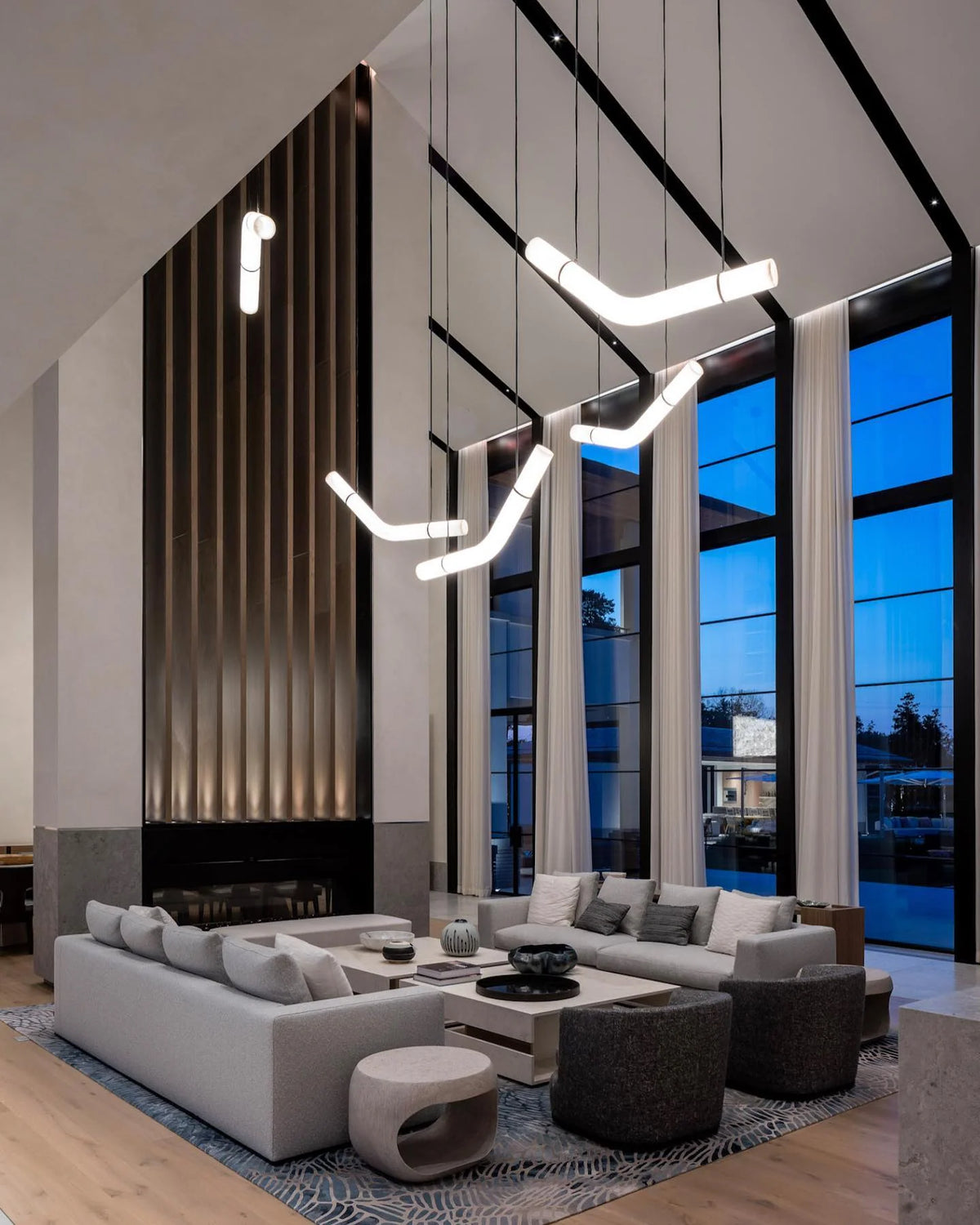 Pendant Light | Alabaster Shade & Brass Body & Integrated LED
