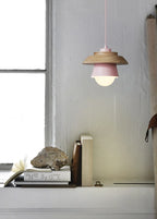 Pendant Light | Aluminum Body & Wood Accent | E26/E27 Socket