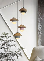 Pendant Light | Aluminum Body & Wood Accent | E26/E27 Socket