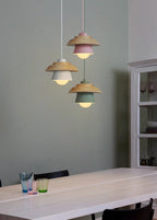 Pendant Light | Aluminum Body & Wood Accent | E26/E27 Socket