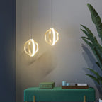 Pendant Light | Aluminum Fixture & Silica Gel Shade | Adjustable Cord