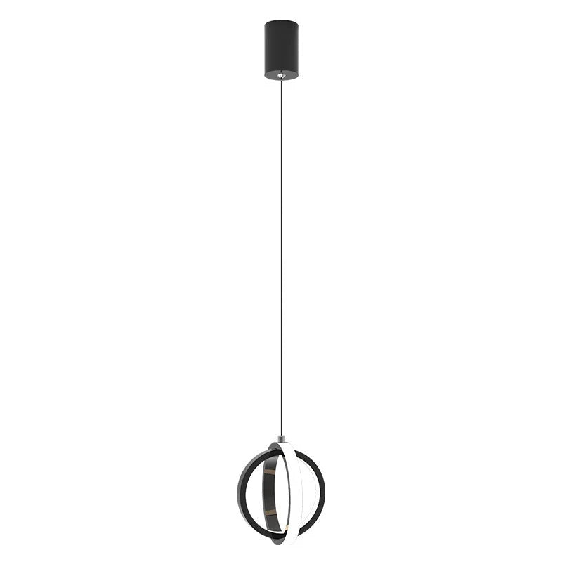 Pendant Light | Aluminum Fixture & Silica Gel Shade | Adjustable Cord