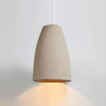 Pendant Light | Beige Shade, Metal Frame & Adjustable Suspension