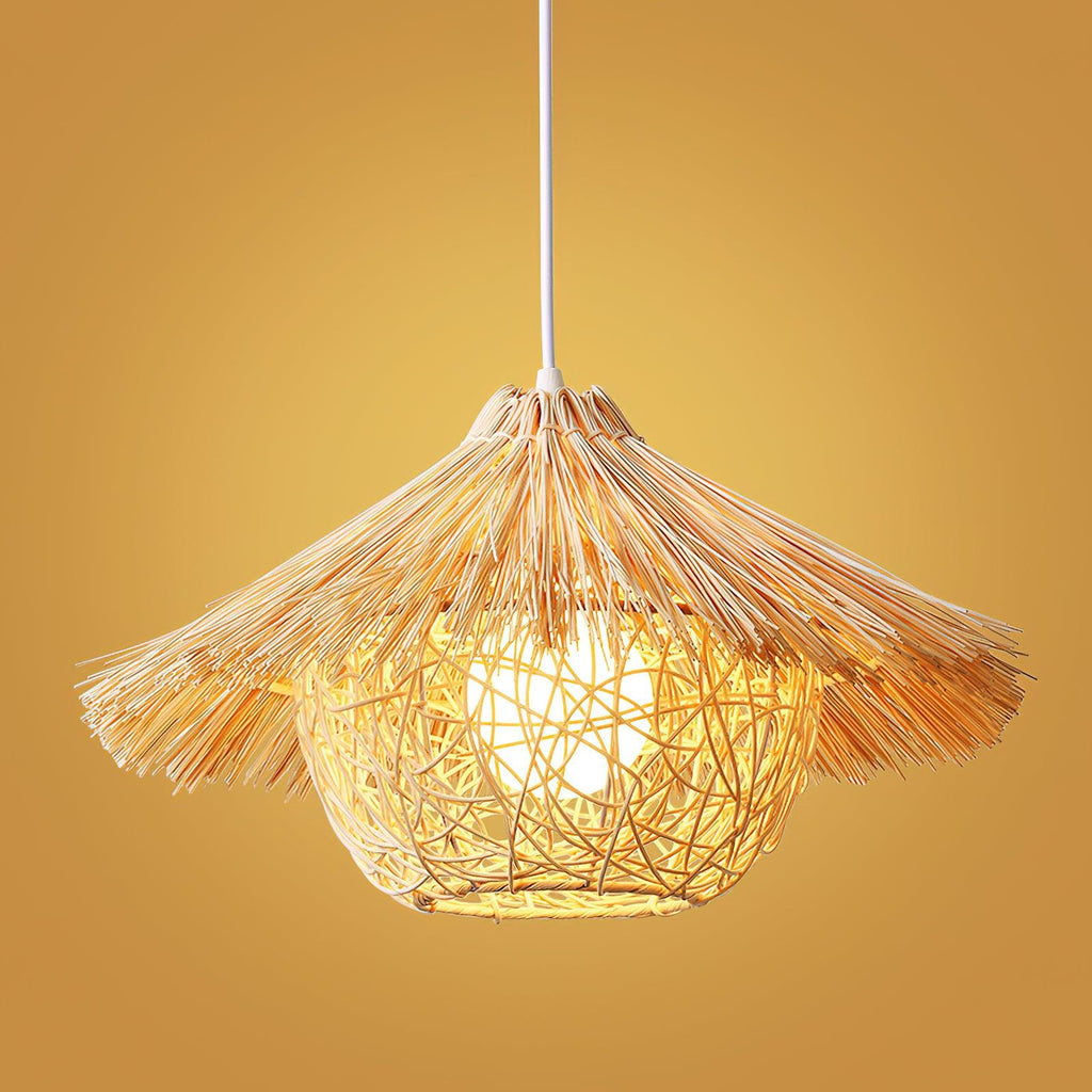 Pendant Light | Boho Rattan & Iron | Ø 40/50/60 cm