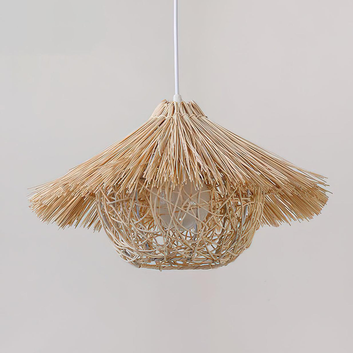 Pendant Light | Boho Rattan & Iron | Ø 40/50/60 cm