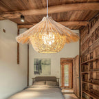 Pendant Light | Boho Rattan & Iron | Ø 40/50/60 cm