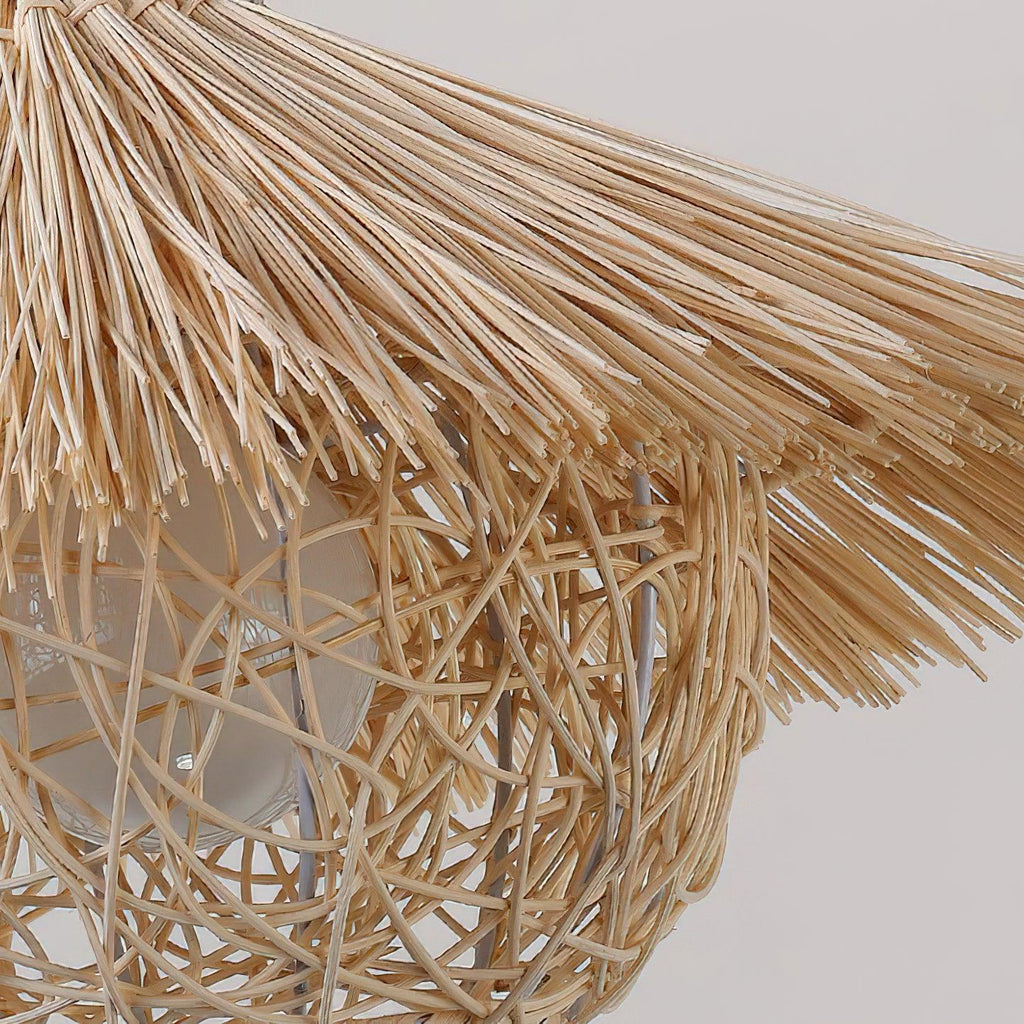 Pendant Light | Boho Rattan & Iron | Ø 40/50/60 cm